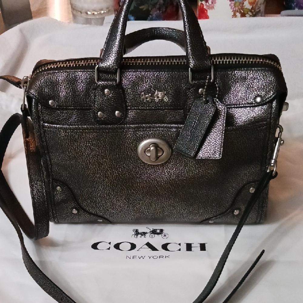 Coach Metallic Handbag